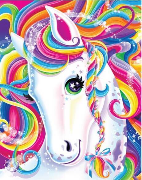 rainbow horse clip art - photo #32